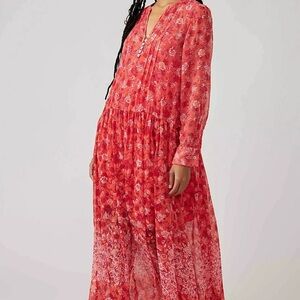 Nwt Free people see it through maxi dress size XS